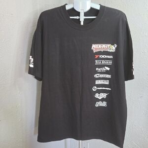Hanes Black Racing Graphic Tee 2X